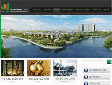 Tablet Screenshot of chudautuhungthinh.com